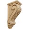 Ekena Millwork 5"W x 7"D x 14"H Large Basket Weave Corbel, Cherry CORW05X07X14BWCH - alternate 1